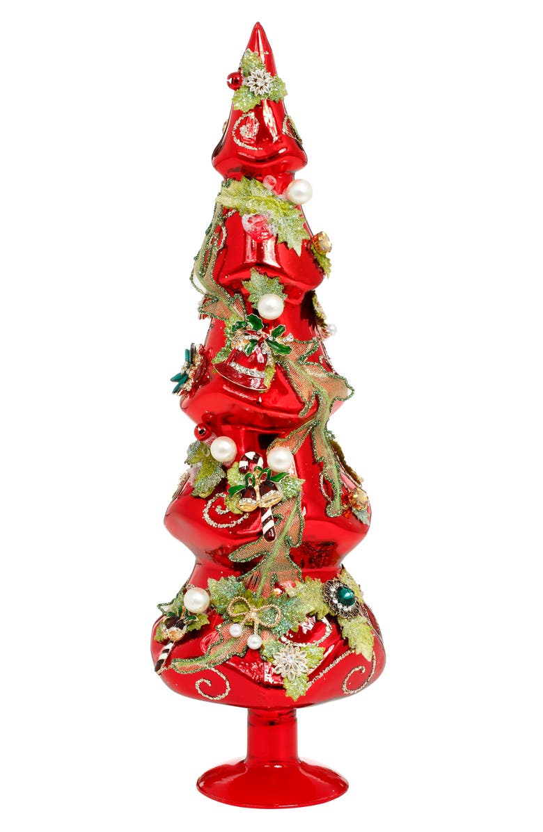 Mark Roberts Jeweled Tree, Red, Large, Main, color, Red