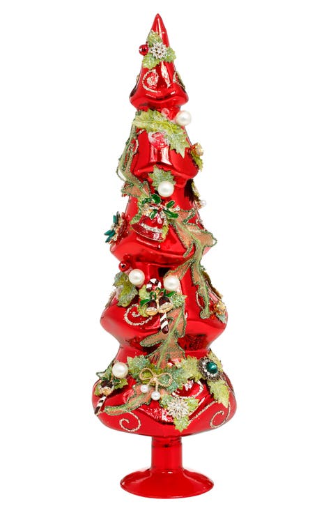 Jeweled Tree, Red, Large