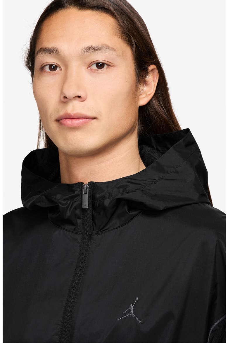 Essentials Draft Hooded Jacket, Alternate, color, 010 BLACK/ANTHRA