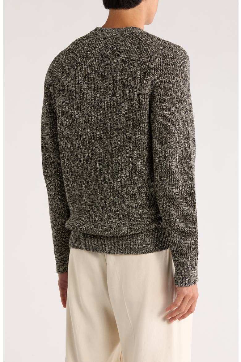 Jacob Cotton Rib Sweater, Alternate, color, BLACK MULTI