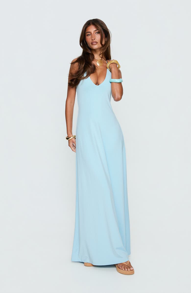 Princess Polly Palmas Halter Maxi Dress, Alternate, color,