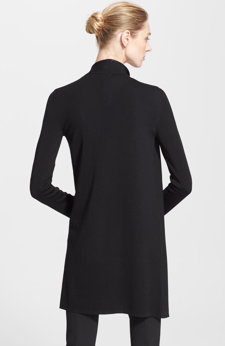 Akris Draped Wool Cardigan, Alternate, color,