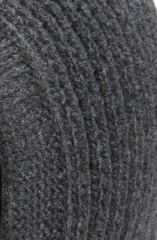 Johnstons Of Elgin Waffle Stitch Cashmere & Silk Snood In Gray