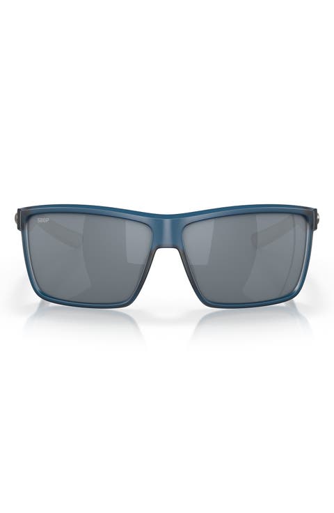 Rinconcito 60mm Polarized Rectangular Sunglasses