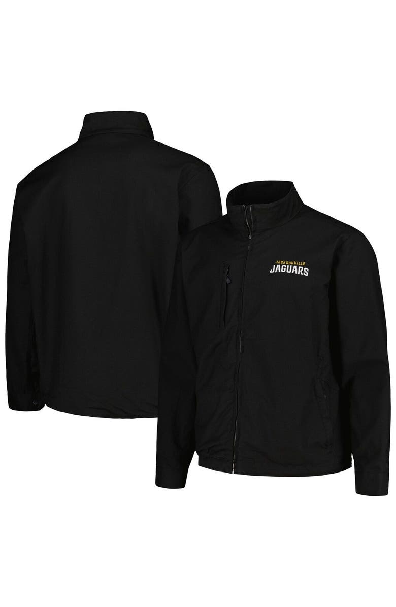 DUNBROOKE Men's Dunbrooke Black Jacksonville Jaguars Journey Workwear Tri-Blend Full-Zip Jacket, Main, color, Black