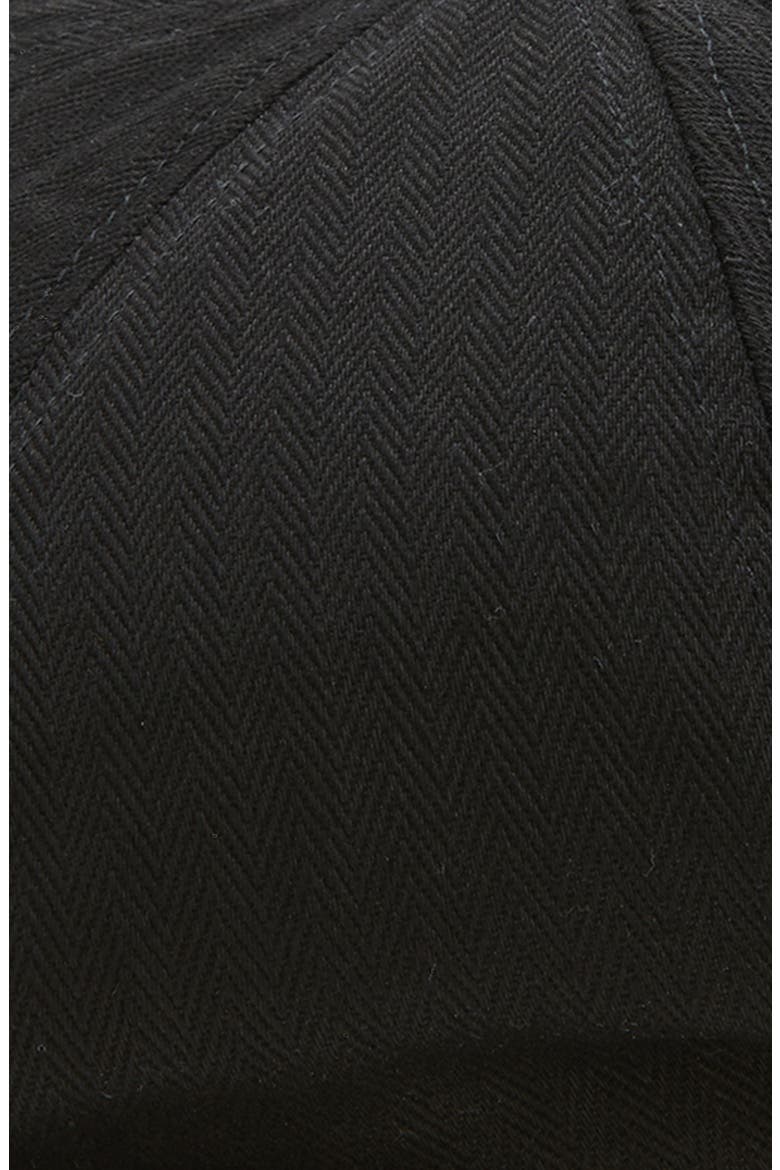 Beekman Herringbone Driving Cap, Alternate, color, BLACK