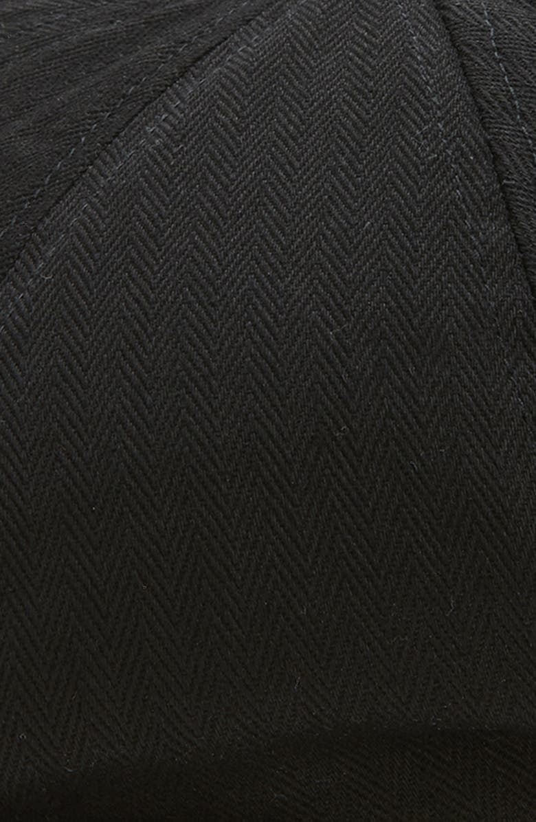 Brixton Beekman Herringbone Driving Cap, Alternate, color, Black