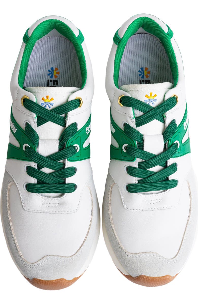 Freshy Supafly Lites Sneaker, Alternate, color, White/Green