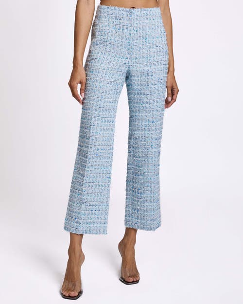 Santorelli Roma Straight Leg Ankle Pant In Aquamarine