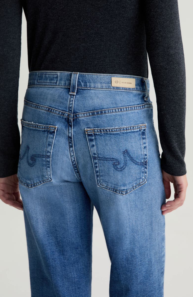 AG Brinley Mid Rise Ankle Straight Leg Jeans, Alternate, color, 17 Years Mystery