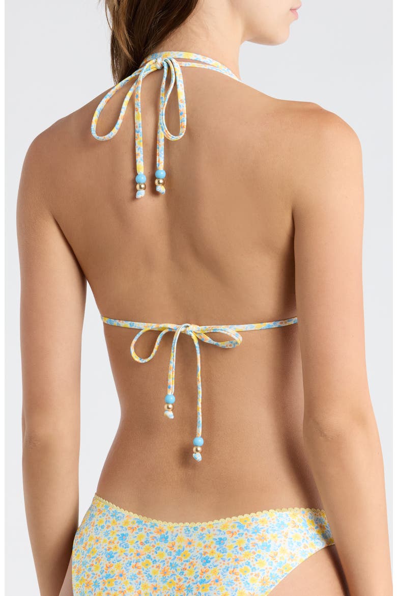 Decorative Panel Halter Bikini Top, Alternate, color, DREAMY DAZE