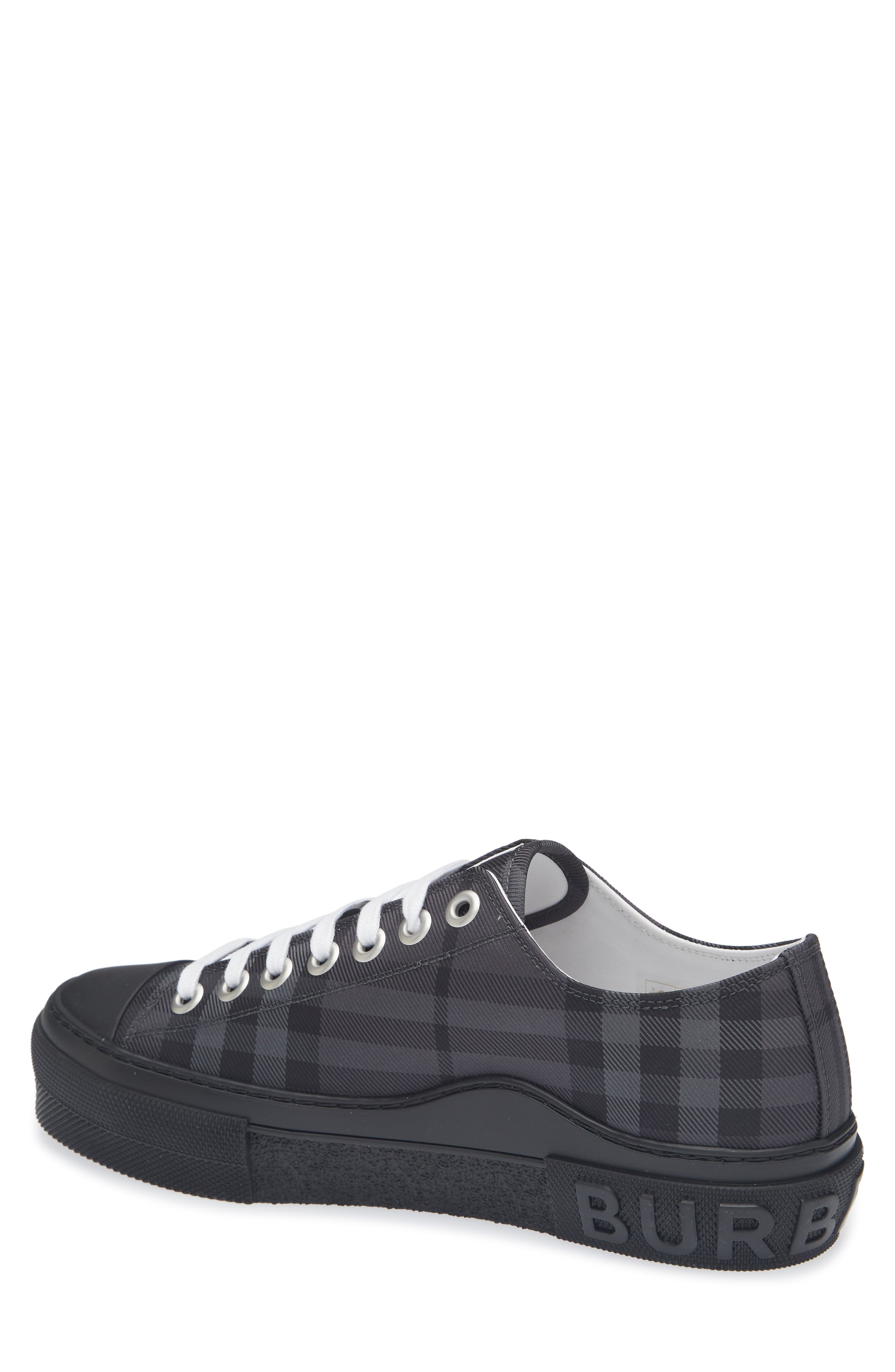 Burberry Jack Check Low Top Sneaker, Alternate, color, Iron Grey Ip Check