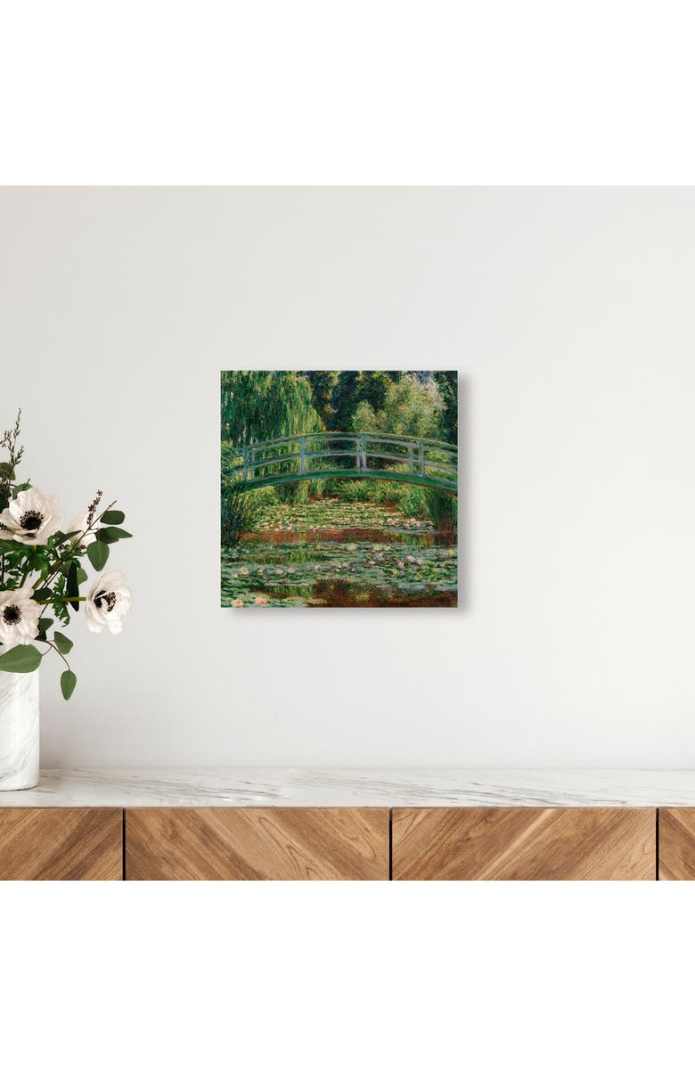 Wynwood Studio Monet The Japanese Footbridge Canvas Wall Art, Alternate, color, Green
