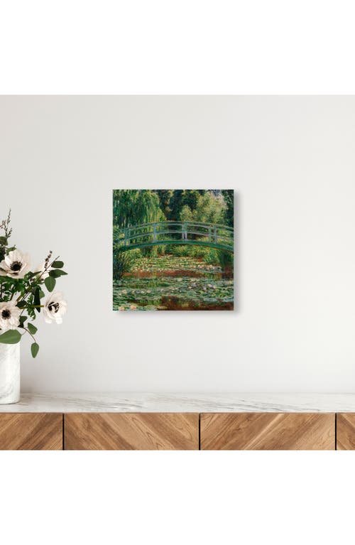 Wynwood Studio Monet The Japanese Footbridge Canvas Wall Art In Green