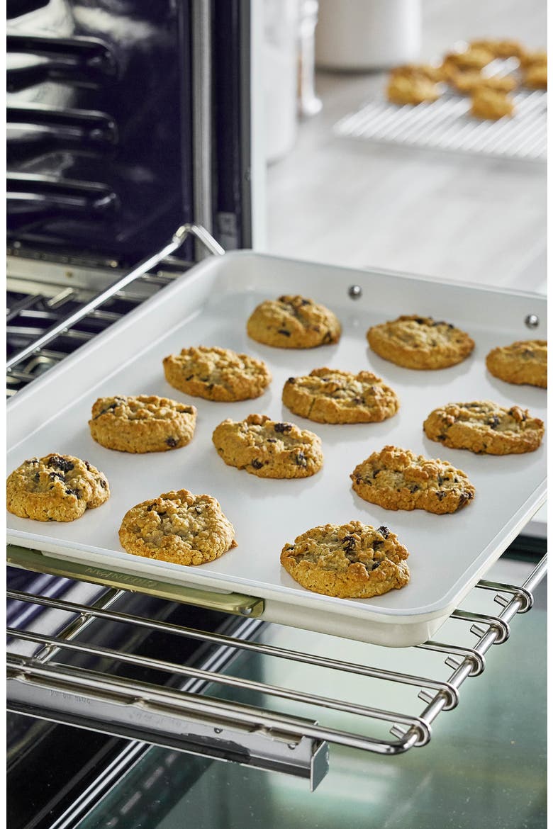 Reserve Bakeware Half Sheet Pan, Alternate, color, CREAM