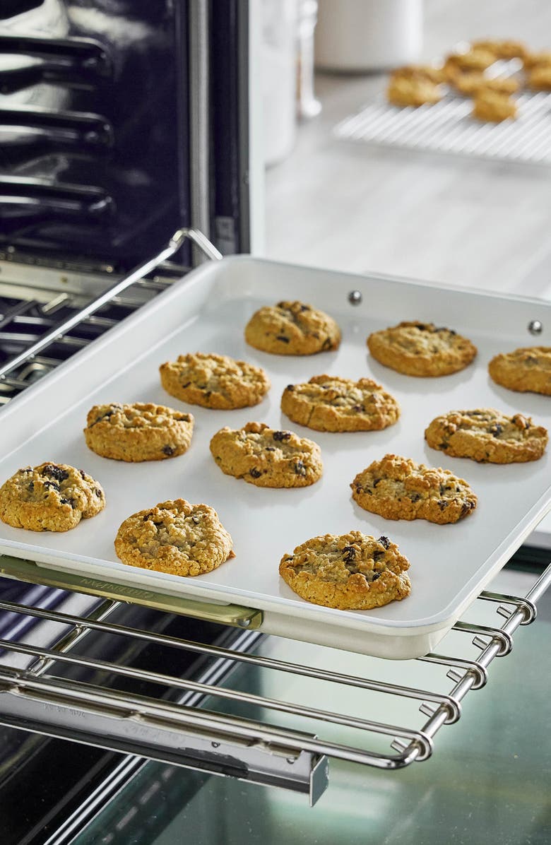 GreenPan Reserve Bakeware Half Sheet Pan, Alternate, color, Cream