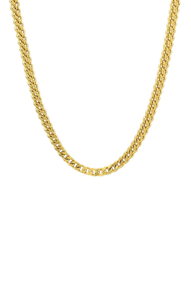Men's 18K Gold Plate Chain Necklace, Main, color, GOLD