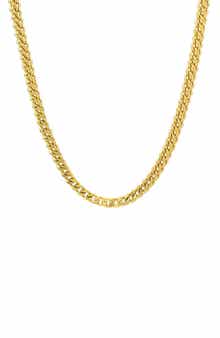 Men's 18K Gold Plate Chain Necklace