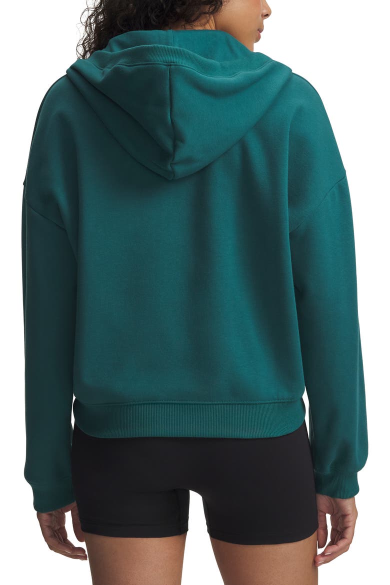 Icon Fleece Half Zip Hoodie, Alternate, color, GRN