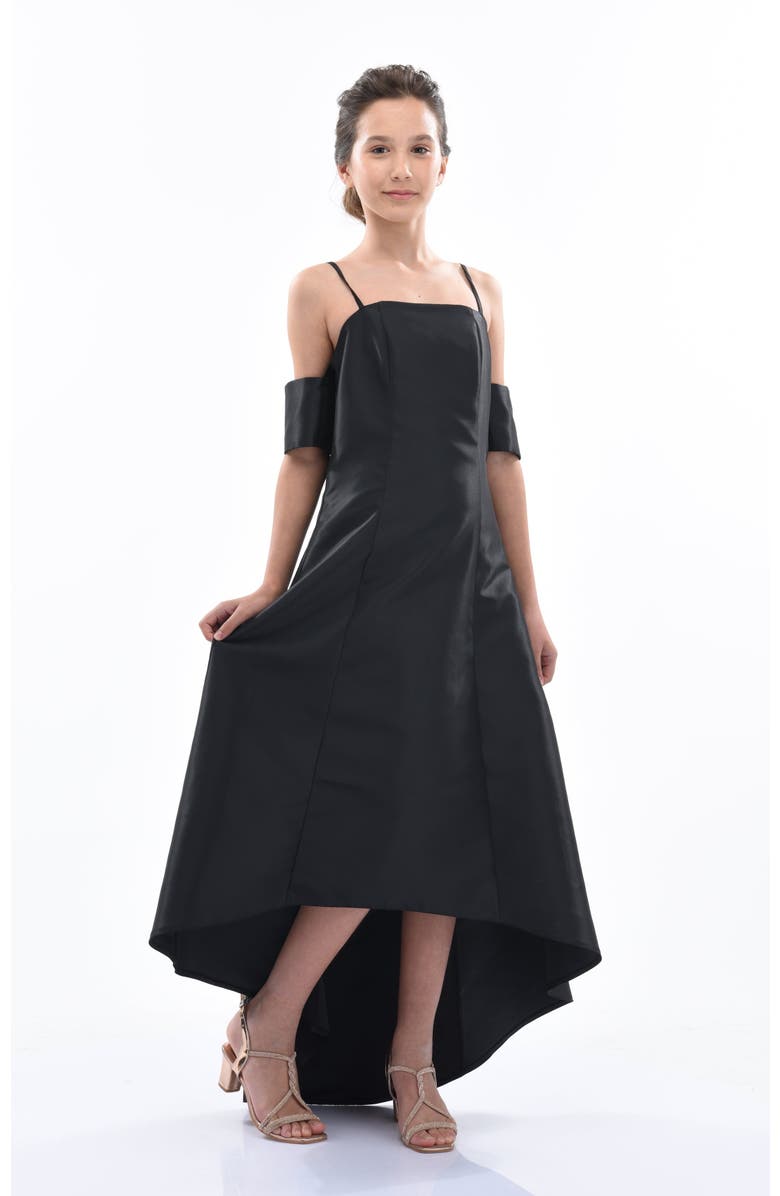 Tulleen Bexley Dress, Alternate, color, Black
