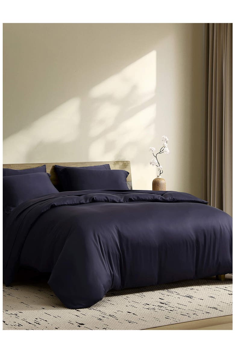 Silky Flat Sheet, Alternate, color, BARITONE BLUE