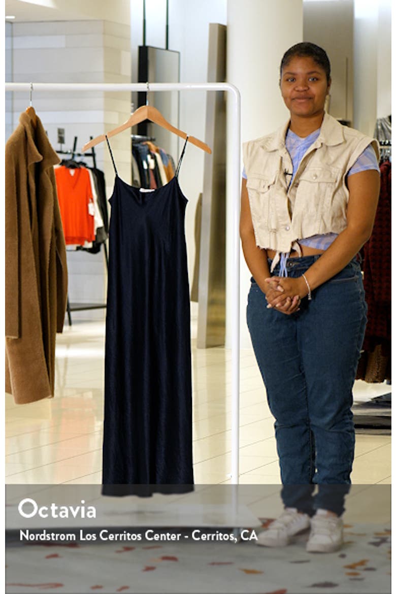 Satin Midi Slipdress video