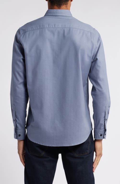 Nordstrom Tech-smart Trim Fit Check Stretch Button-down Shirt In Grey Folkstone