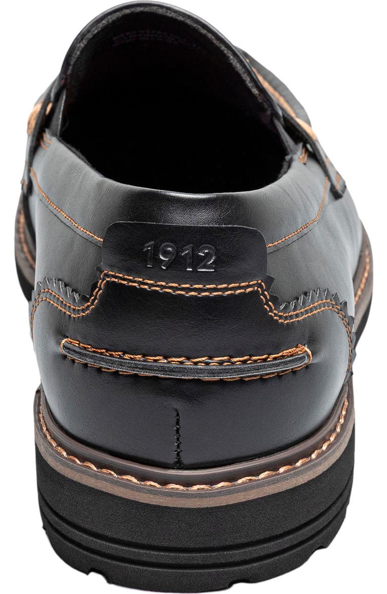 NUNN BUSH Oslo Moc Toe Penny Loafer, Alternate, color, Black