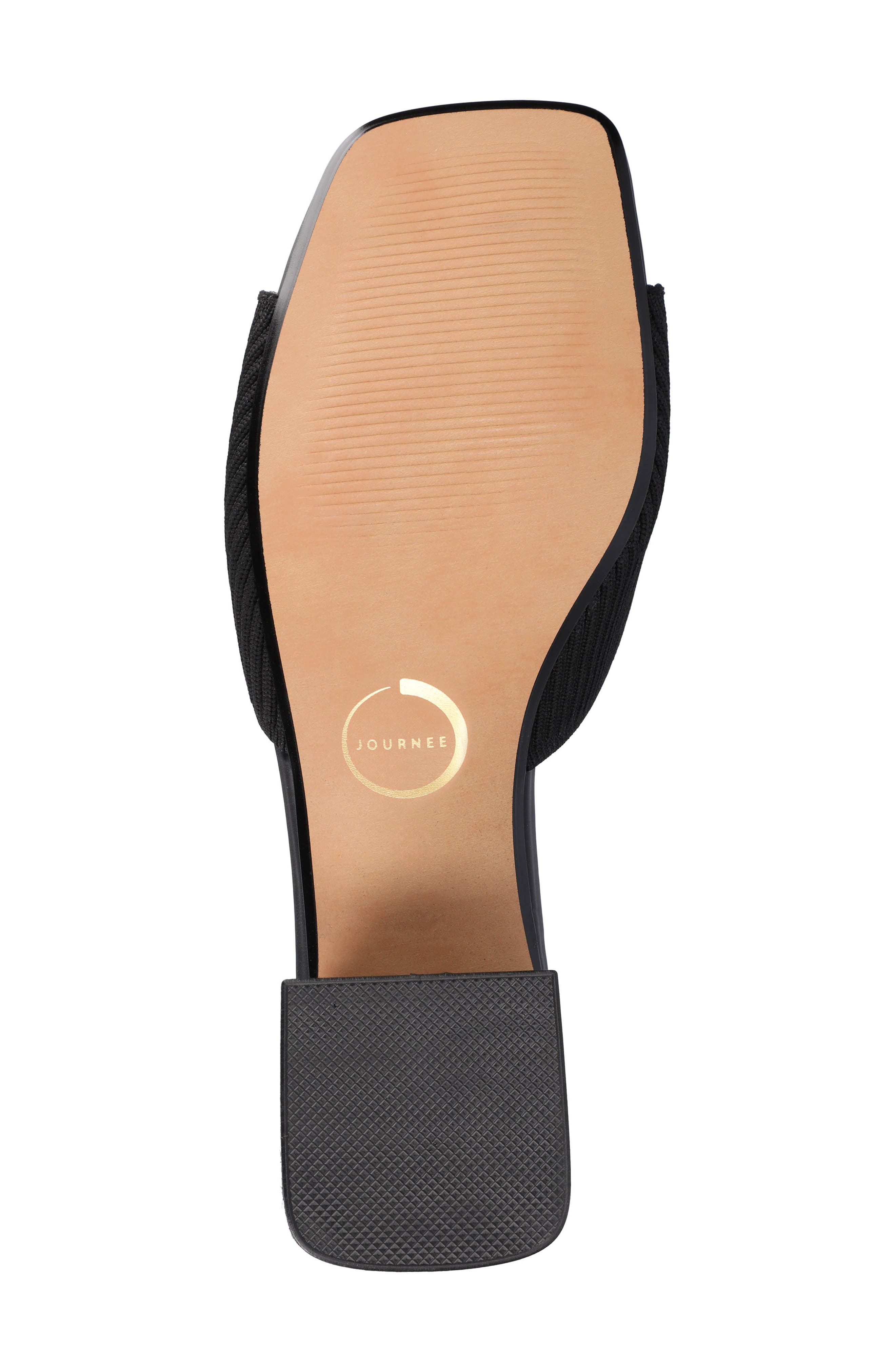 Journee Collection Shilin Slide Sandal, Alternate, color, Black