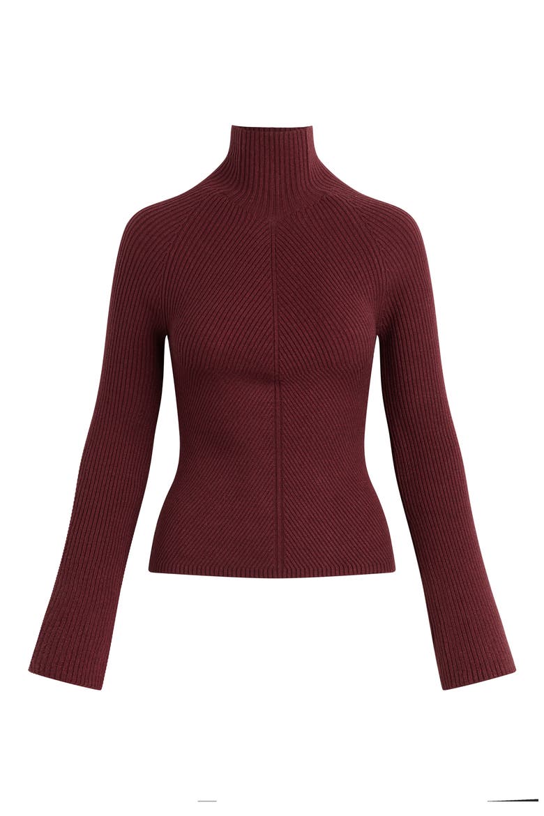 The Palmer Turtleneck Sweater, Alternate, color, VINEYARD WINE