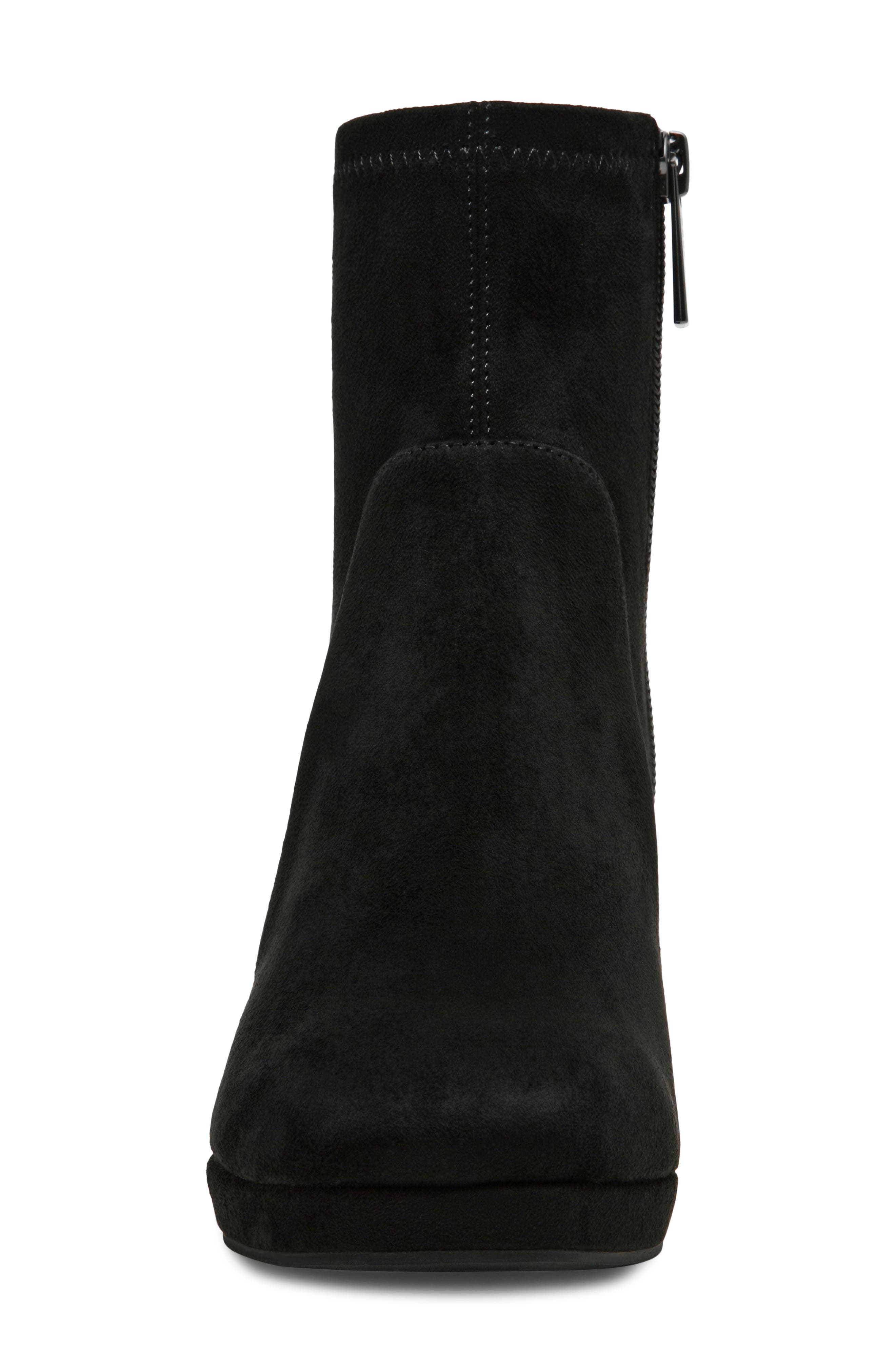 Main Sock Bootie, Alternate, color, BLACK MICRO SUEDE