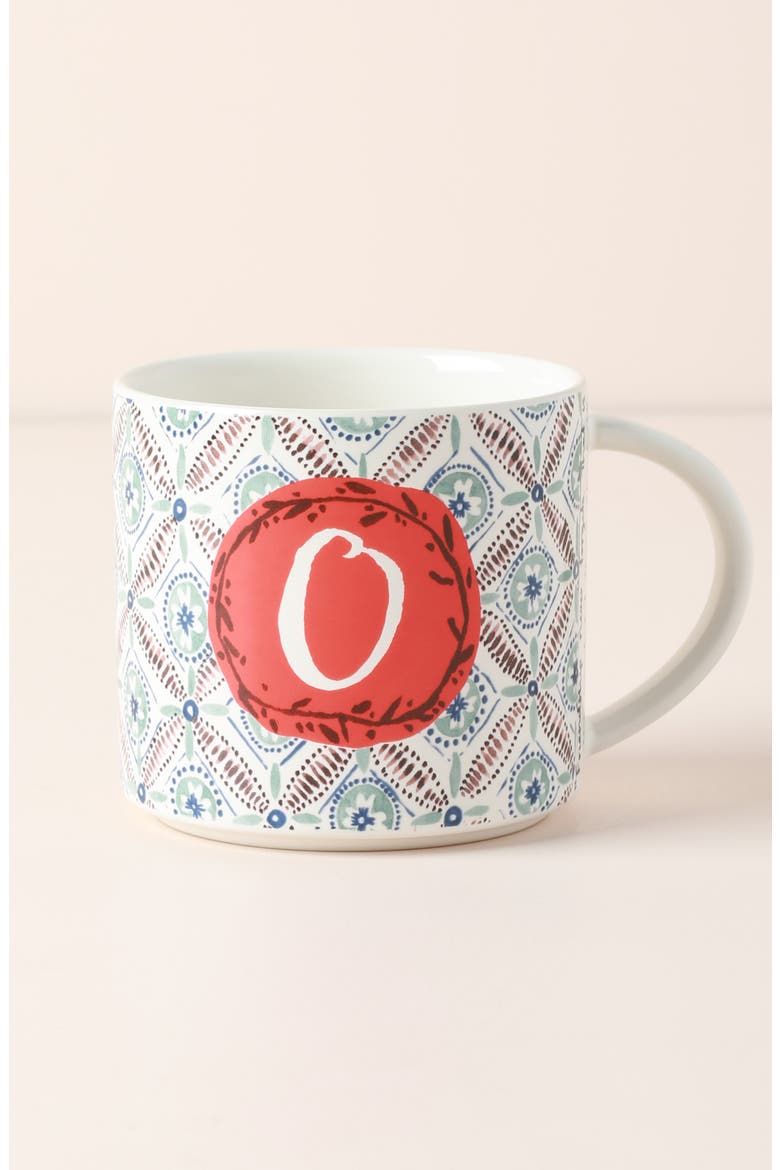 Anthropologie Jo Stoneware Mug, Main, color, O