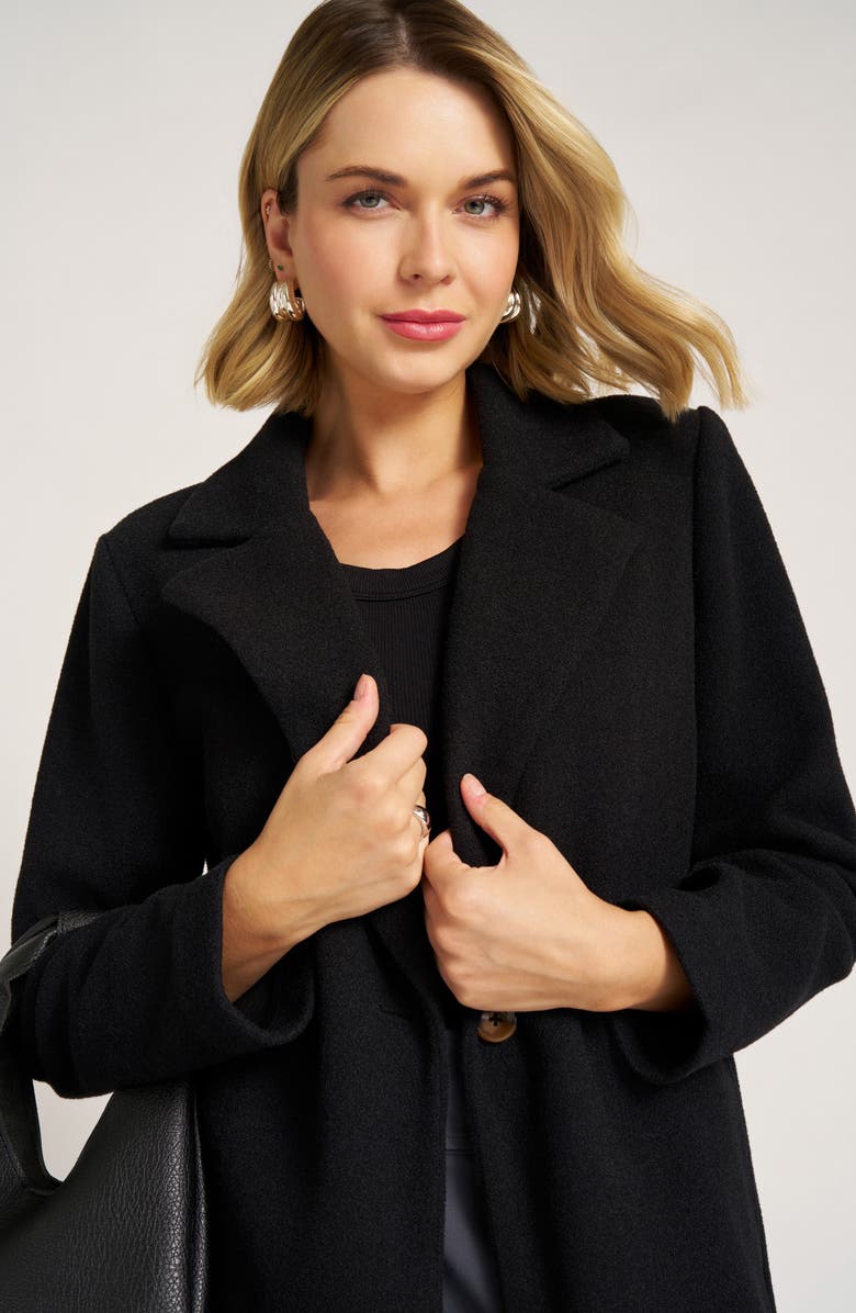 matty m. Warren Coat, Alternate, color, Black