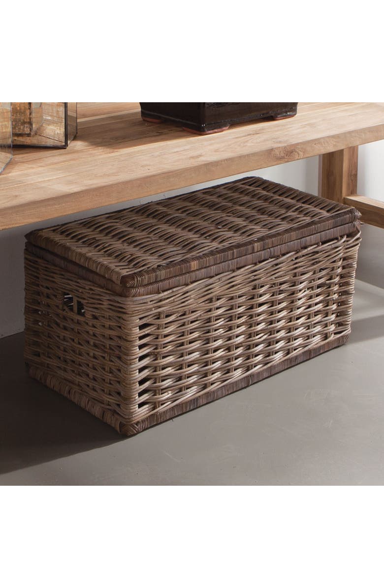 Napa Home & Garden Normandy Storage Trunks Set of 2, Alternate, color, Grey