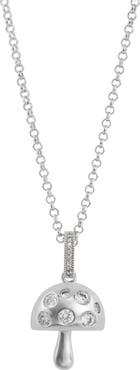SAVVY CIE JEWELS Modern Mushroom Pendant Necklace