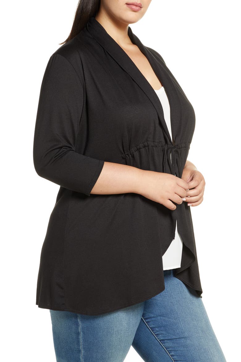 Sunset Stroll Cardigan, Alternate, color, BLACK NOIR