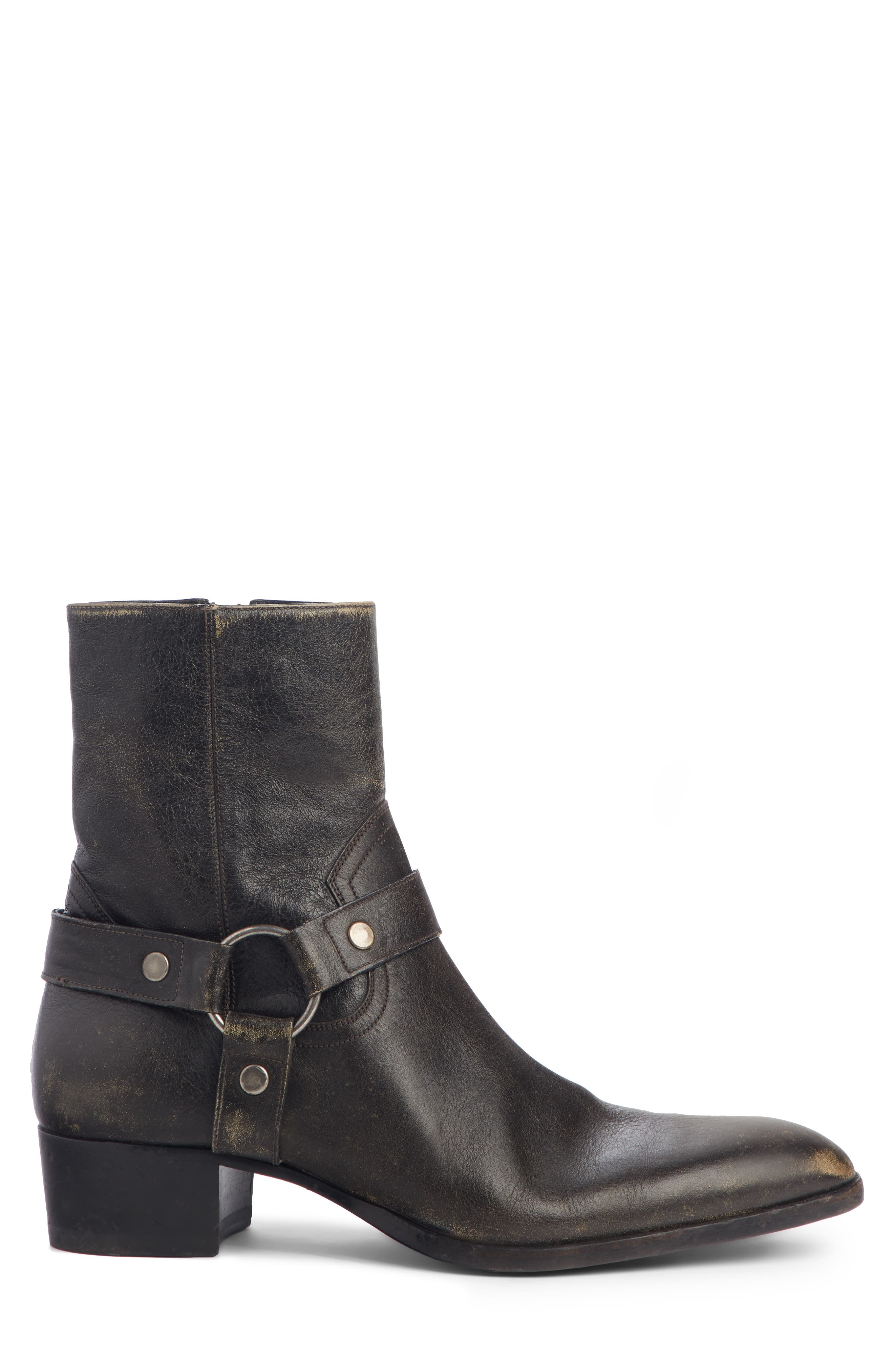 Saint Laurent Wyatt Harness Boot, Alternate, color, 