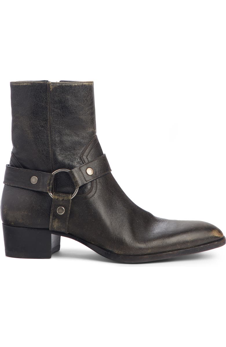 Saint Laurent Wyatt Harness Boot, Alternate, color,