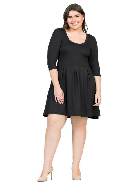 Plus Size Fit and Flare  Dress