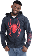 Marvel Spider-Man Cosplay Fleece Zip-Up Hoodie