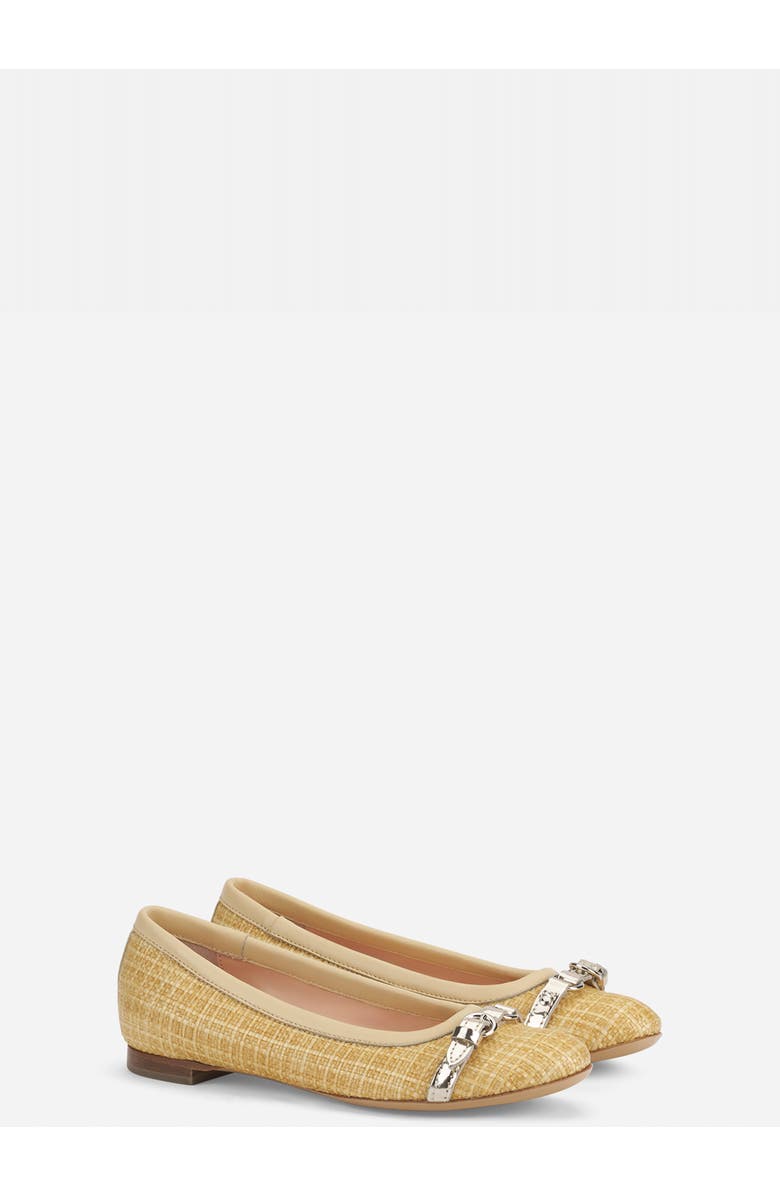 AGL Mae Cap Toe Ballet Flat, Alternate, color, Light Beige