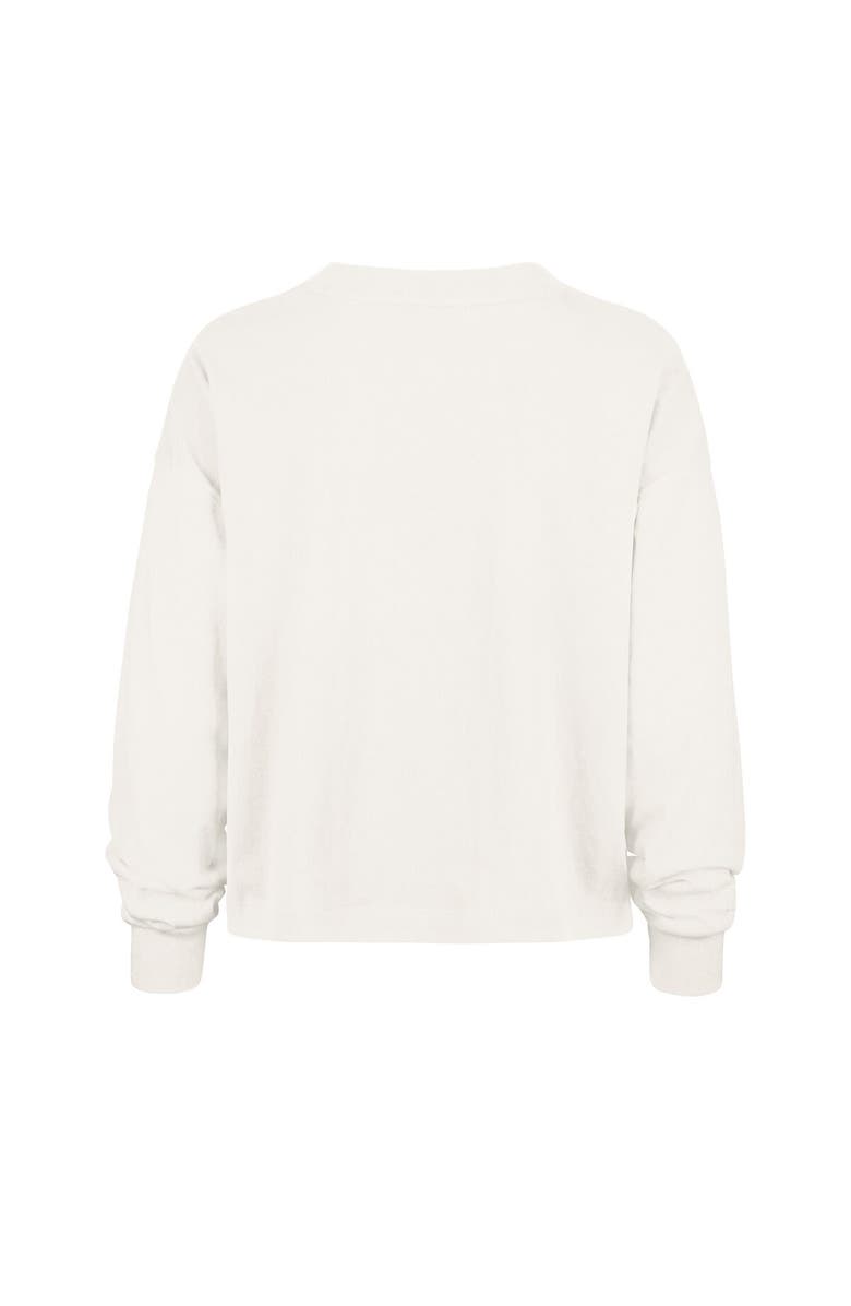 '47 Women's '47 Cream Cleveland Browns Dawg Pound XL Muse Sydney Long Sleeve T-Shirt, Alternate, color, 