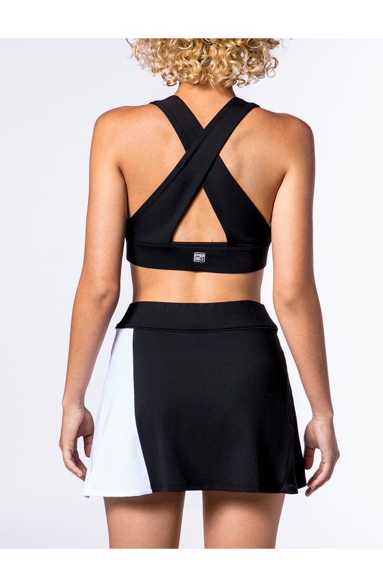 PB5star X-Over Back Sports Bra, Alternate, color, Black