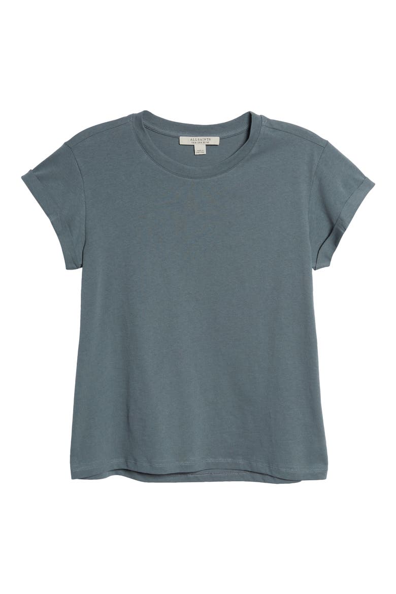 Anna Cotton T-Shirt, Alternate, color, BLUE OPULENCE