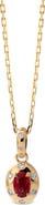 Mark Henry Aurum Petite Oval Pendant Necklace