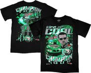 JOE GIBBS RACING TEAM COLLECTION Men's Joe Gibbs Racing Team Collection Black Bobby Labonte Interstate Batteries Legends T-Shirt