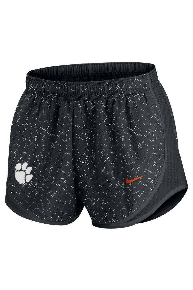 Women's Nike Black Clemson Tigers Tempo Pattern Dri-FIT Shorts, Alternate, color, Black