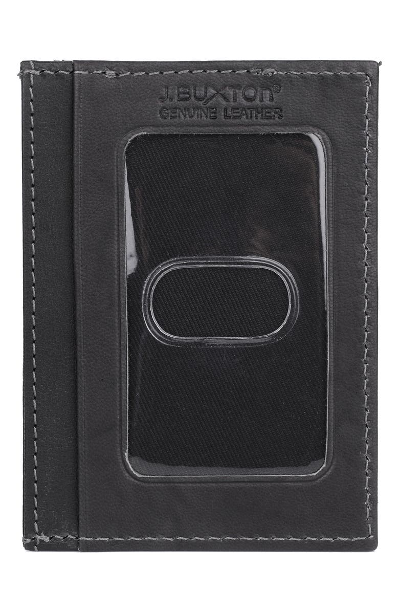 BUXTON Hunt Front Pocket RFID Wallet, Alternate, color, Black