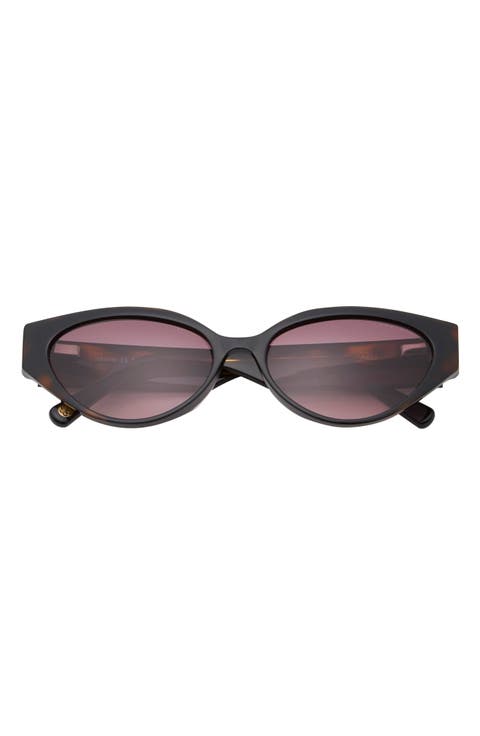 54mm Full Rim Cat Eye Sunglasses