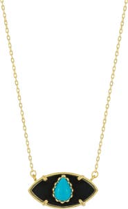 SPHERA MILANO Evil Eye Pendant Necklace